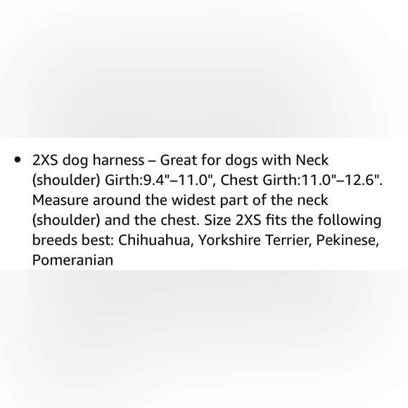 Curli Vest Step In Dog Harness-size 2xs (XXS) - Picture 4 of 4